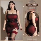 開衩吊帶裙包臀裙 6592 (F<60kg,XXL<80kg)