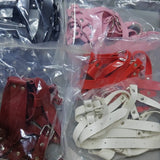 束縛皮帶胸罩帶 99687 (黑色,白色,紅色,,粉紅色,酒紅色)