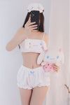 可愛少女風睡衣+眼罩 262 (粉,黑,白)