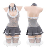 純欲學妹花邊網衣裙 6796