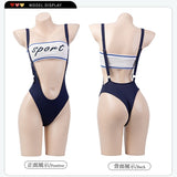 抹胸背帶暗扣連身泳衣 1793