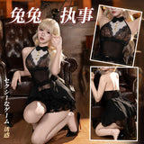兔子小姐黑白撞色執事禮服 ZY26