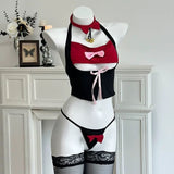 撞色三點式比基尼 1768