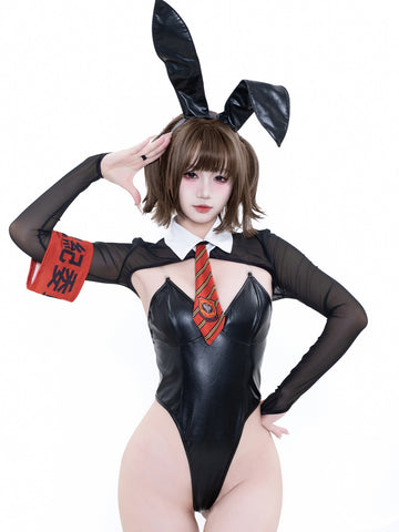 SENMHS 風紀皮兔女郎Cos服飾 SS09