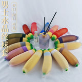 男士水晶絲襪套 (開口,閉口) 白色,黑色,膚色,深紫色,淺紫色,墨綠色,咖啡色,灰色,大紅色,枚紅色,粉紅色,寶藍色,湖藍色,酒紅色