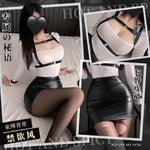 OL秘書綁帶套裝制服 6203