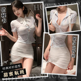 韓風透膚俏秘書包臀超短裙 ZY06