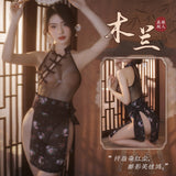 古風漢服連身碎花裙 7888 M<60kg,XL<90kg