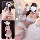 秋冬小羊抹胸超短裙睡衣 ZY149
