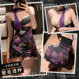 繁花撩欲連衣裙 ZY31