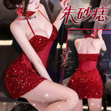 燃欲縈心亮片名媛連衣裙 ZY195