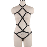 BODY HARNESS 交叉綁帶線束連身裝 N0080