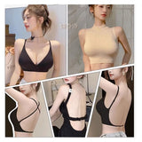U型美背無痕外擴型胸罩 (黑色,膚色) S,M,L,XL