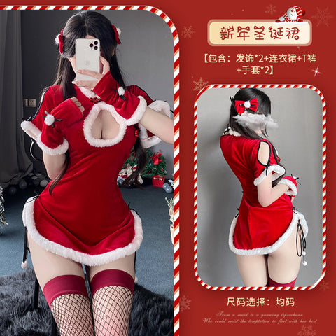 聖誕新年旗袍戰袍 S17