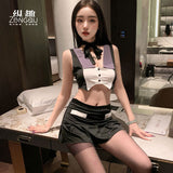 秘書火辣短裙裝 6901