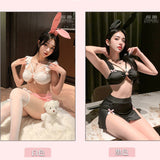 兔女郎服 8033 (粉色,黑色)