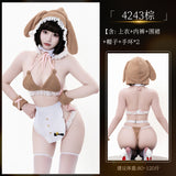 毛絨胸罩三點兔女郎 4243