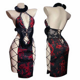 【龍焰魅影】大尺碼古風旗袍 6047 <75kg