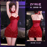 燃欲縈心亮片名媛連衣裙 ZY195