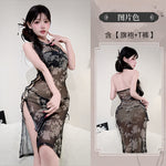國風透視美背旗袍 8370 (M/L)