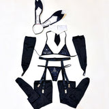 SENMHS 博龐克風格兔女郎比基尼三點式COS服 SS11