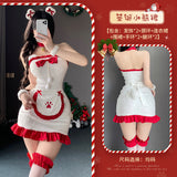 聖誕 小熊絨毛包臀裙 9887