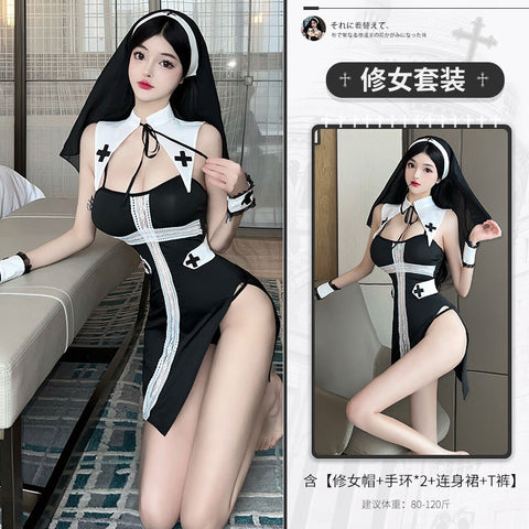 萬聖節 修女戰袍 2834