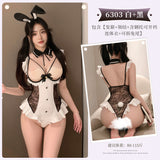 愛麗絲兔女郎連身衣套裝 6303 (紫,黑)