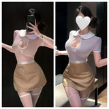 好利來 網紗女僕露背包臀裙 9430 (粉色,藍色)