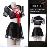 學院風製服 0013 (紅,黑)