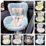 Labubu 適用17cm可愛車用安全座椅 (粉紅色,米色,棕色,白座,紫色,綠色,黃色,藍色)