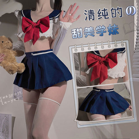 可愛甜美海軍服套裝 3901