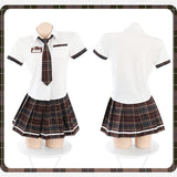 日系經典JK學院制服 6771 (棕色,煙灰,暗紅)