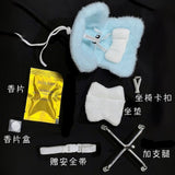 Labubu 適用17cm可愛車用安全座椅 (粉紅色,米色,棕色,白座,紫色,綠色,黃色,藍色)