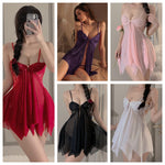 吊帶睡裙 8013 (紅色/粉紅色/白色/黑色/紫色)