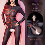 捆綁束縛開檔繩衣 6100 (紅色,杏色,粉色) 三股聚酯繩