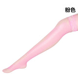 高筒過膝漁網襪 8816  (紅色,紫色,黑色,白色,粉紅色,玫紅色)