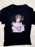 預售 辛尤里YUI 230G純棉短袖 t-shirt 2026 (白色,黑色) S-XXXL