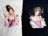 預售 辛尤里YUI 230G純棉短袖 t-shirt 2026 (白色,黑色) S-XXXL