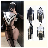 萬聖節 禱告裸背修女裝 F801