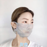 冰絲防曬口罩 0156 (白色,黑色,粉色,雪芽色,淺灰色)