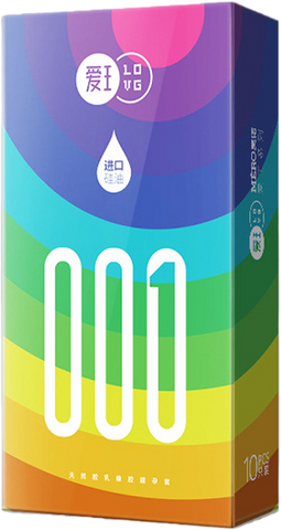 【小號】愛王001緊貼長盒(10只裝)安全套 49mm A06