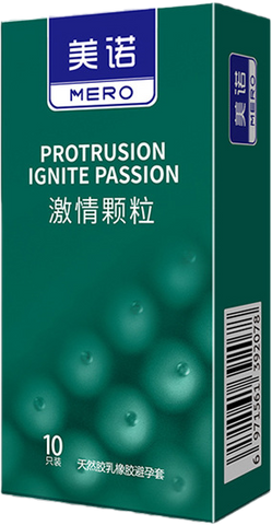 【顆粒】美諾激情顆粒長盒(10只裝)安全套 52mm M09