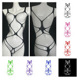 連身網衣（適合80-140斤）068w258 (黑色,玫紅,大紅,白,寶藍,紫,果綠)